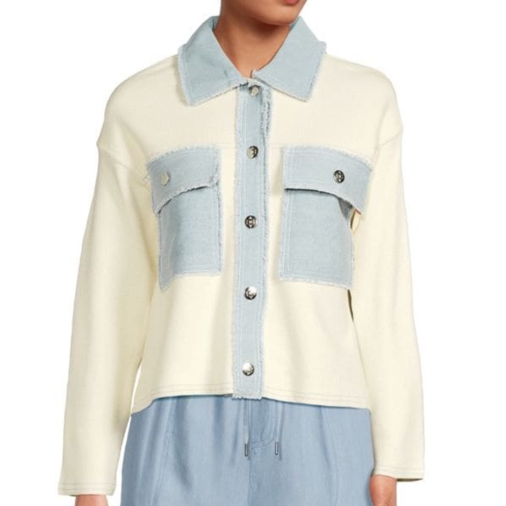 LMT: Nanette Nanette Lepore Women's Raw Edge Trucker Jacket